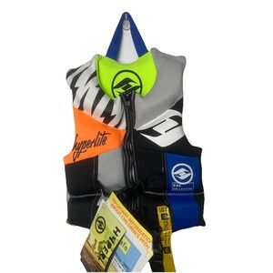 Hyperlite Wake Youth Life Jacket Vest For Kids 30-50lbs Boys Girls